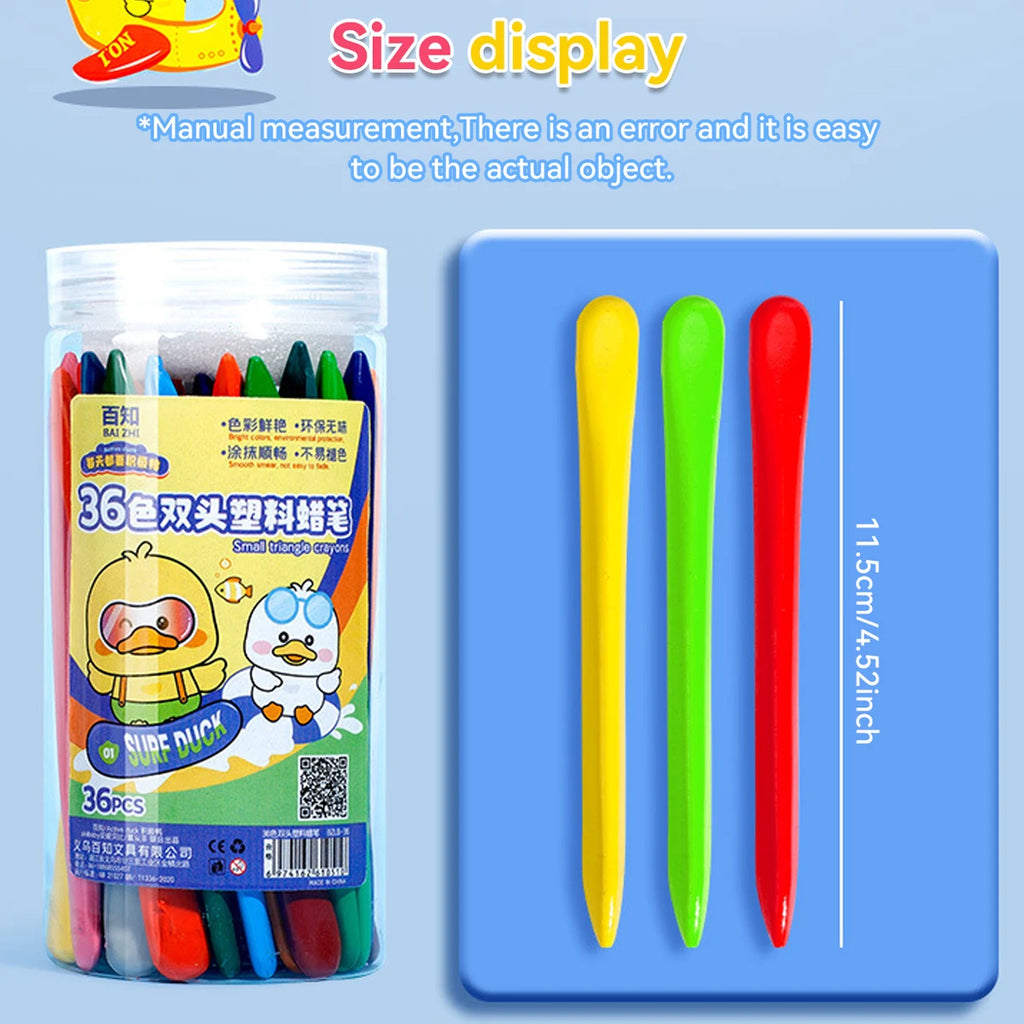 Prismatic Wands Double-Headed Crayon Set | 12, 24 & 36 Color Options