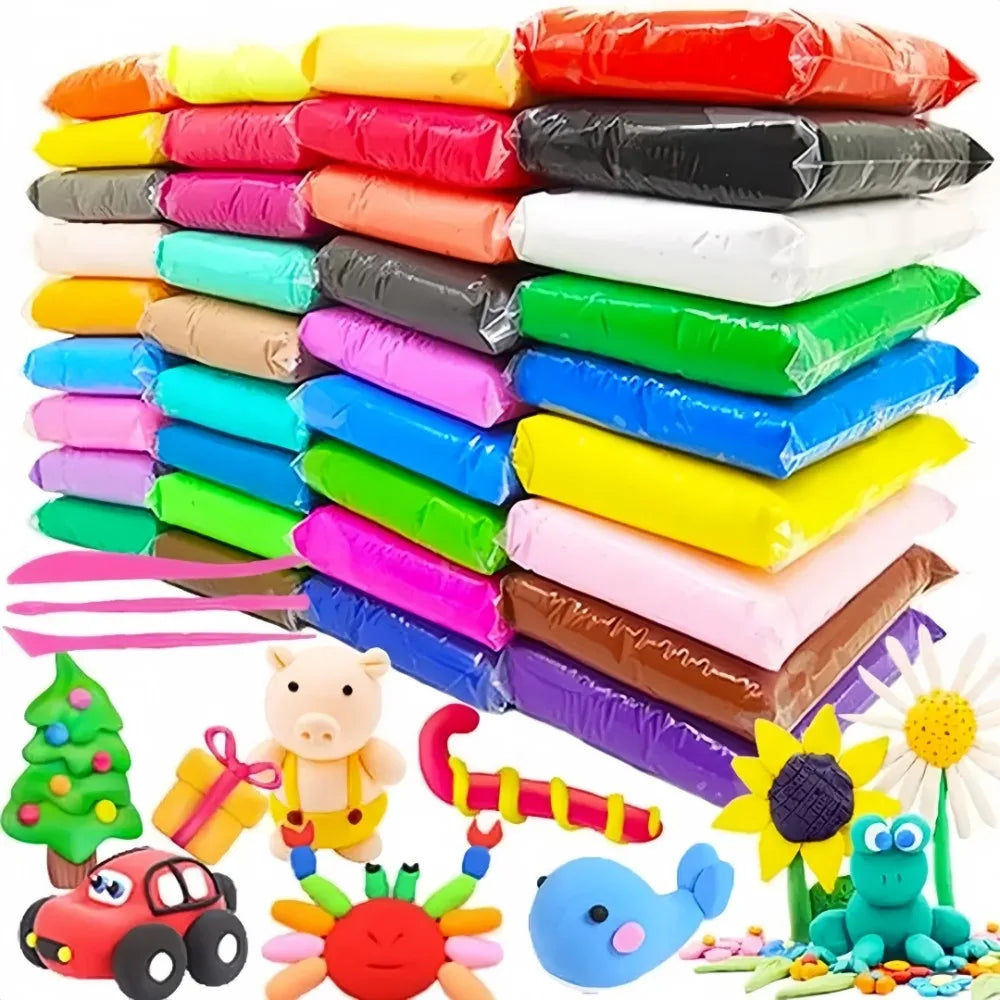 Celestial Clay Studio 36-Color Polymer Clay Set | Sculpting Art Supplies