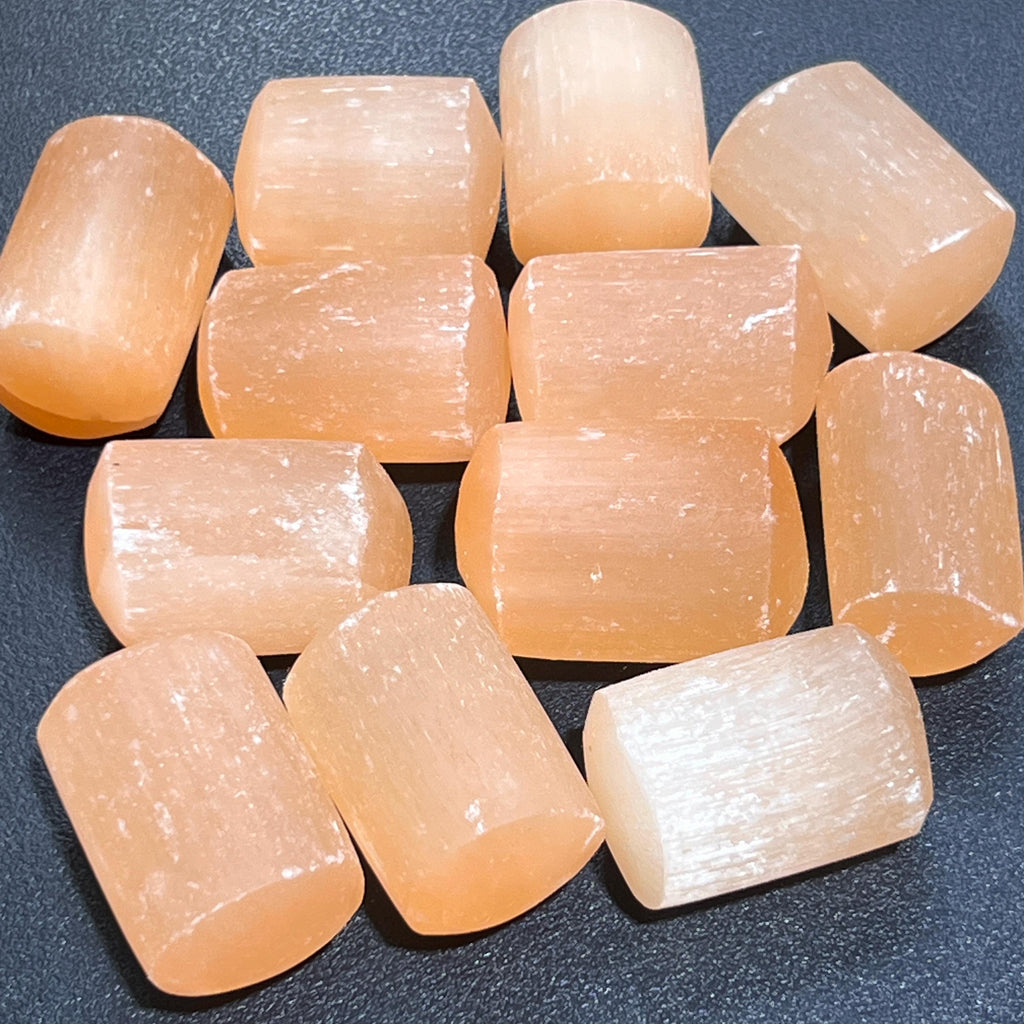 Orange Red Selenite Crystal Stones Wholesale | Imagination Station