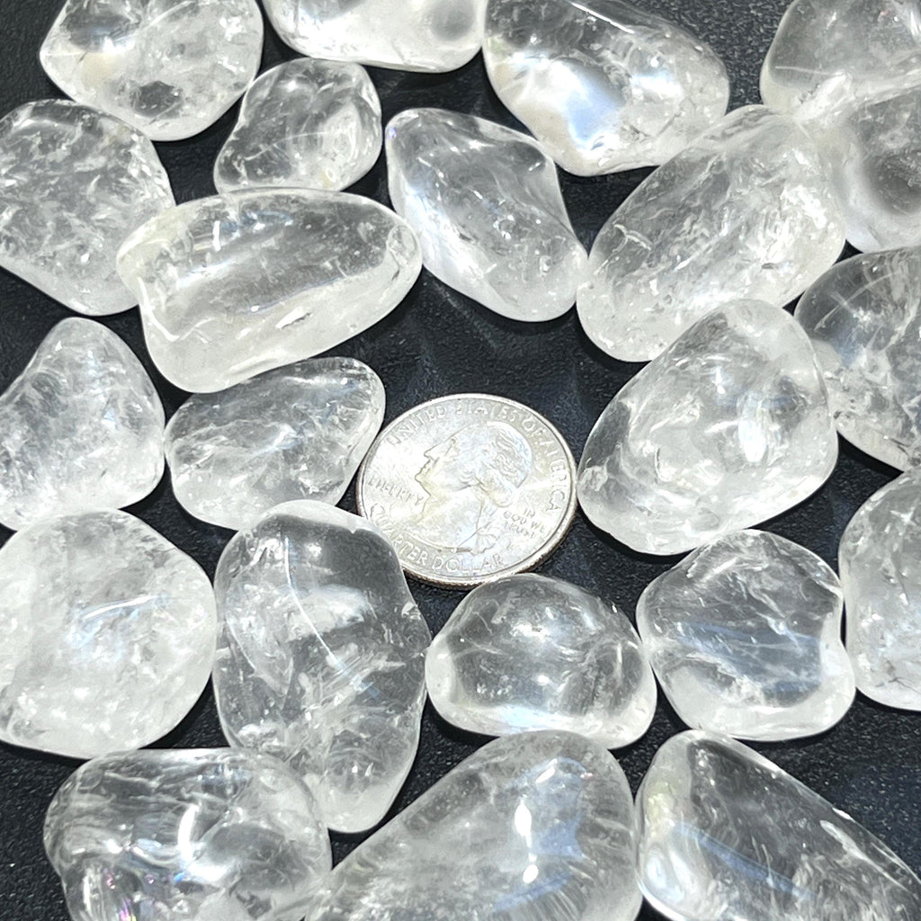 Clear Quartz Tumbled Crystals Wholesale | Imagination Station