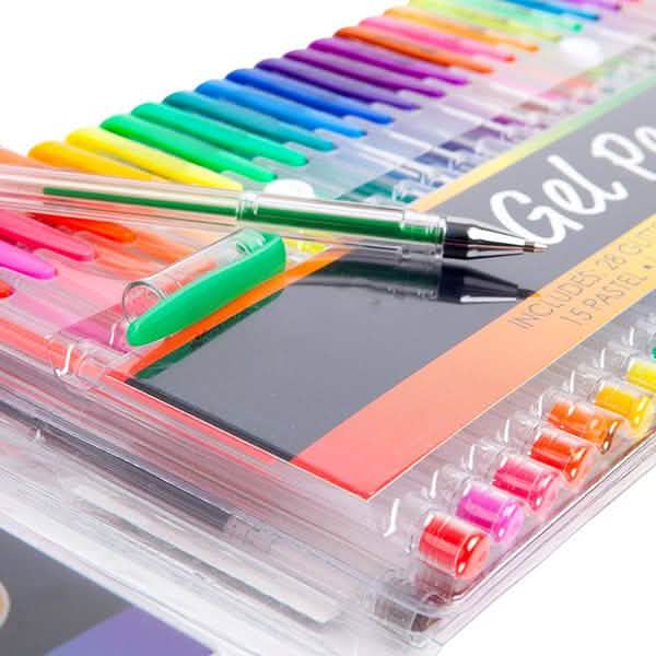 100-Pack Colored Gel Pens Set – Art & Journaling Pens