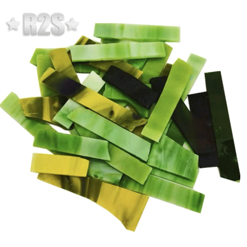 Stained Glass Mosaic Tile Set | 20 Color Options | Art Supplies
