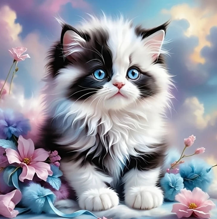 Diamond Painting Animals Kit – DIY Gem Art for Kids & Adults
