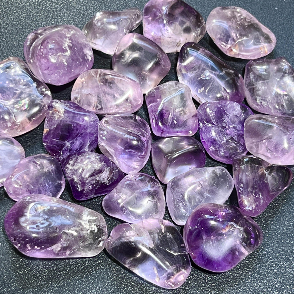 Purple Amethyst Tumbled Crystals Wholesale | Imagination Station