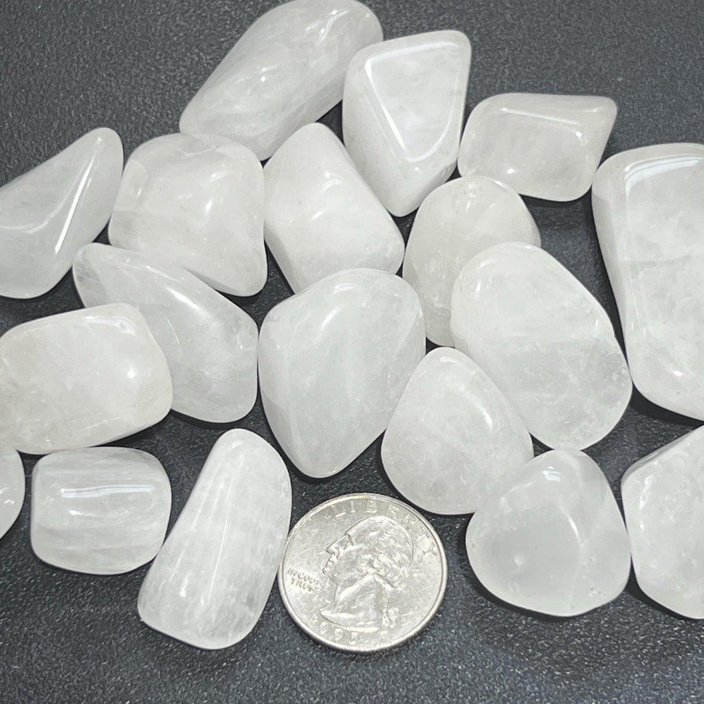 White Quartz Tumbled Crystals Imagination Station