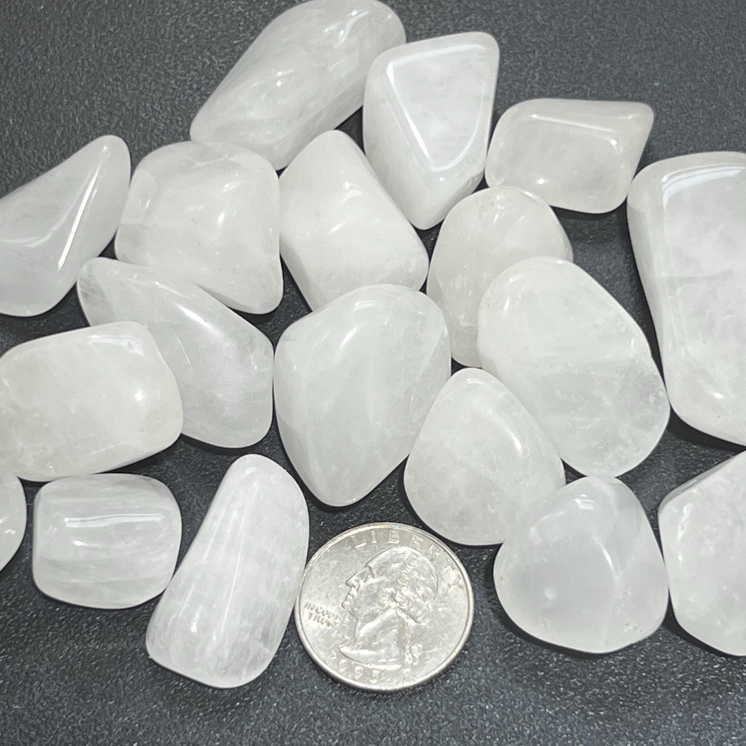 White Quartz Tumbled Crystals Imagination Station