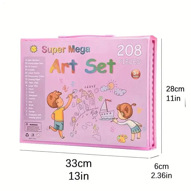 208-Piece Extra Large All-in-One Art Supplies Set