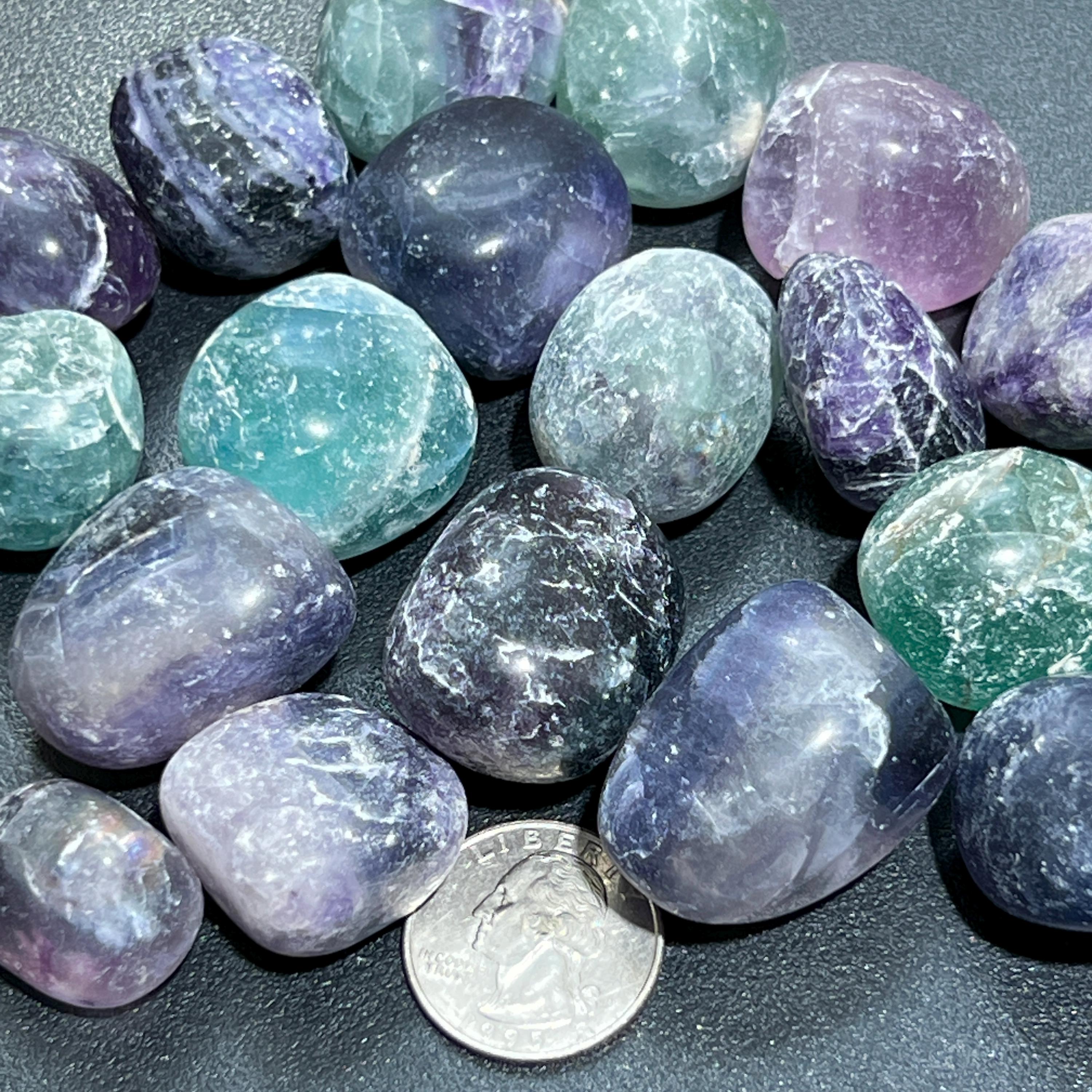 Rainbow Fluorite Tumbled Crystals Wholesale | Imagination Station