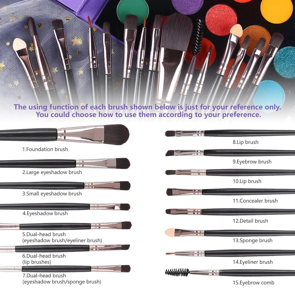 86-Color Eyeshadow Palette & Brush Set | Imagination Station