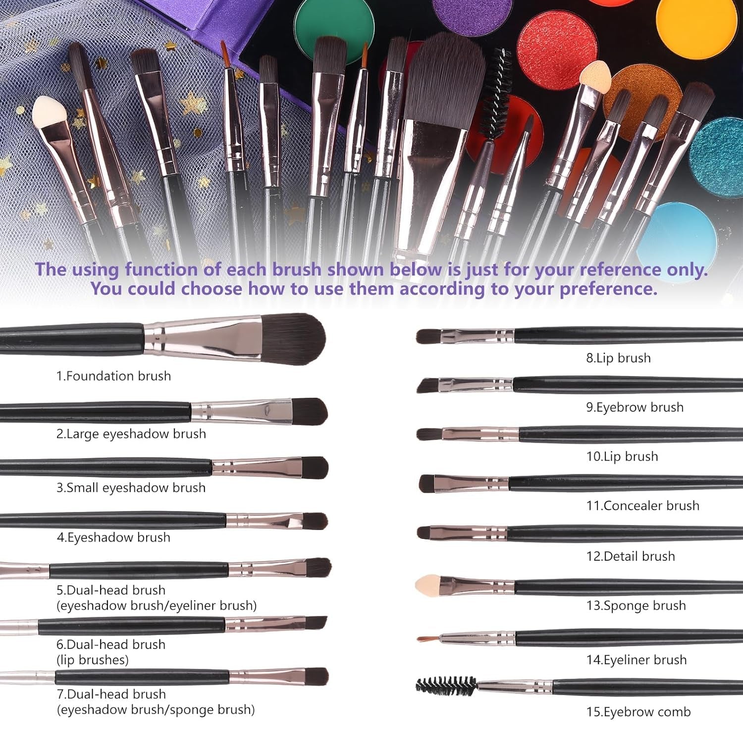 86-Color Eyeshadow Palette & Brush Set | Imagination Station