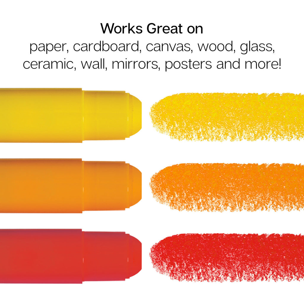 Tempera Paint Sticks – 60 Colors for Kids & Classroom Art
