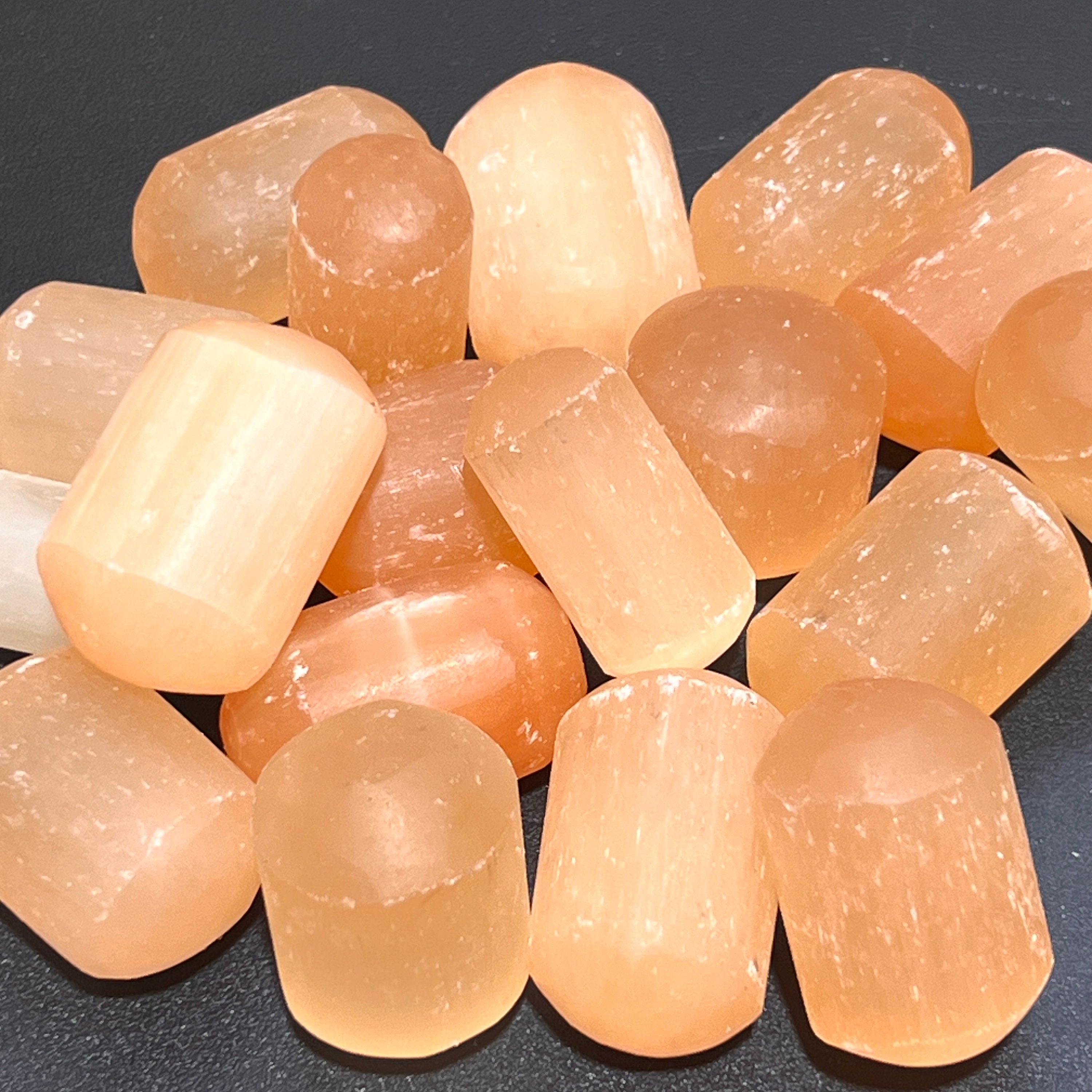 Orange Red Selenite Crystal Stones Wholesale | Imagination Station