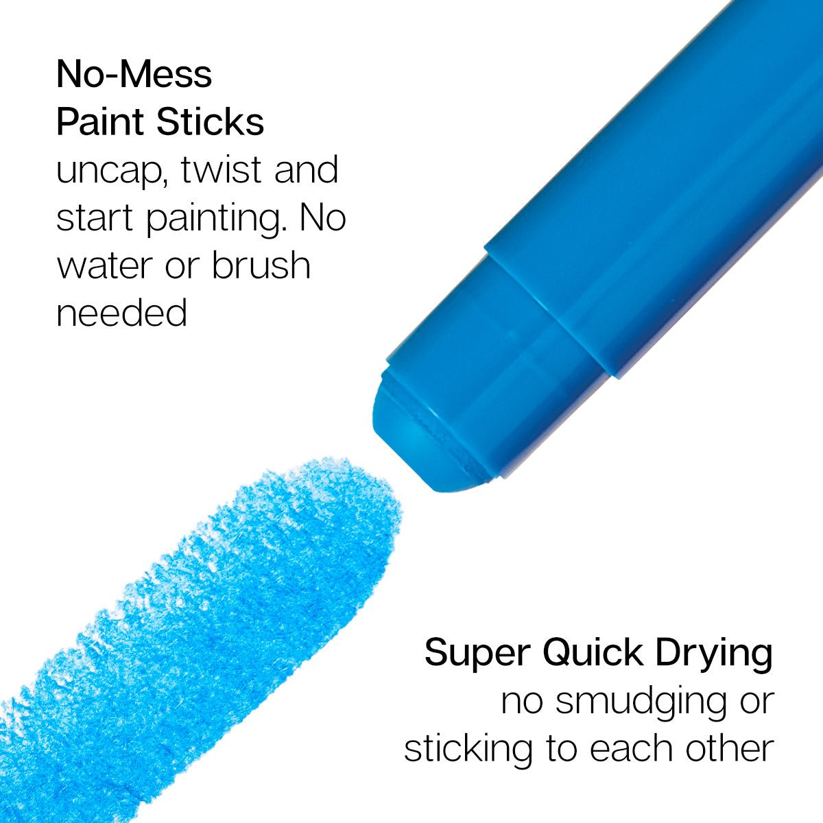 Tempera Paint Sticks – 60 Colors for Kids & Classroom Art