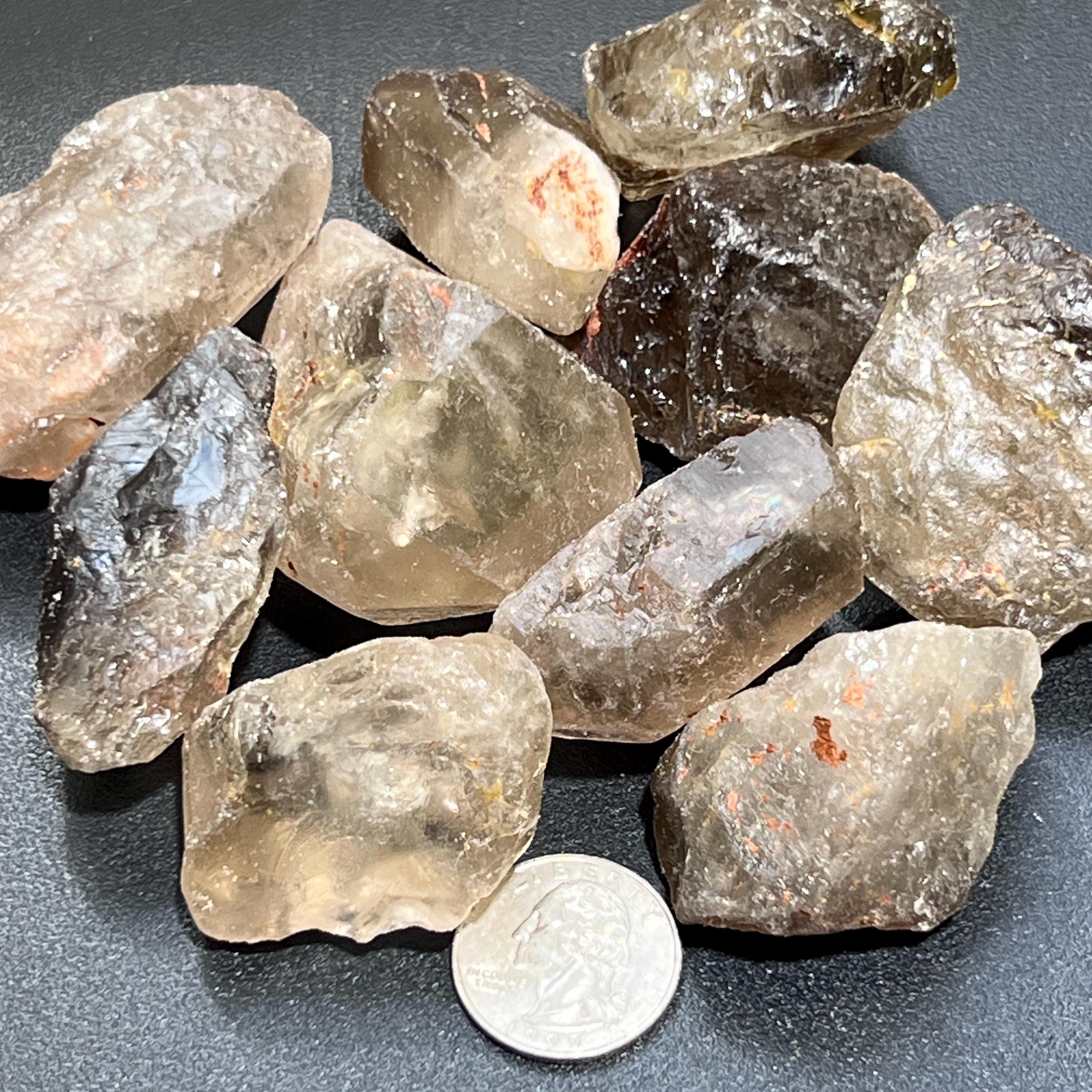Smoky Quartz Raw Crystal Stones Wholesale | Imagination Station