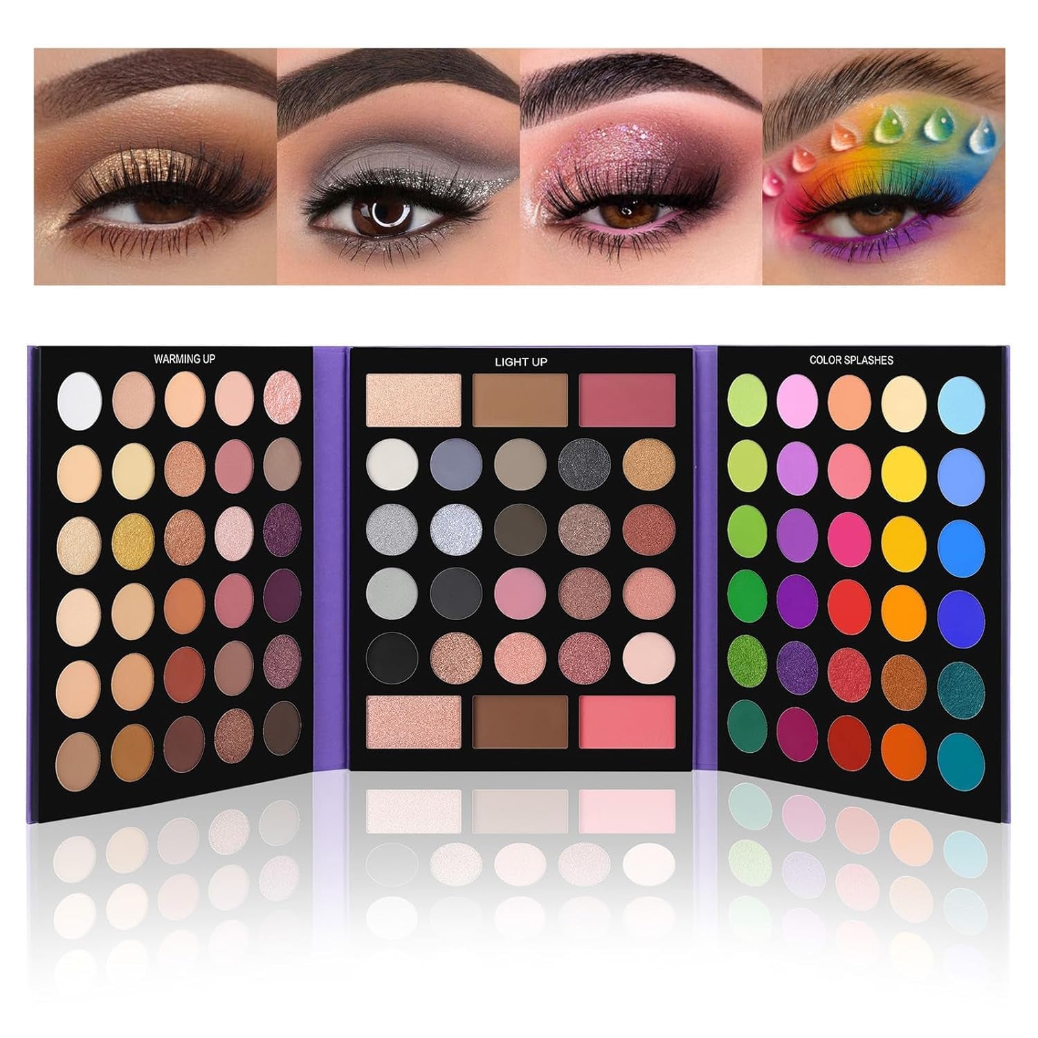 86-Color Eyeshadow Palette & Brush Set | Imagination Station