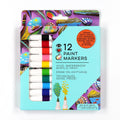 12 Acrylic Paint Markers – Permanent Art Pens for All Surfaces