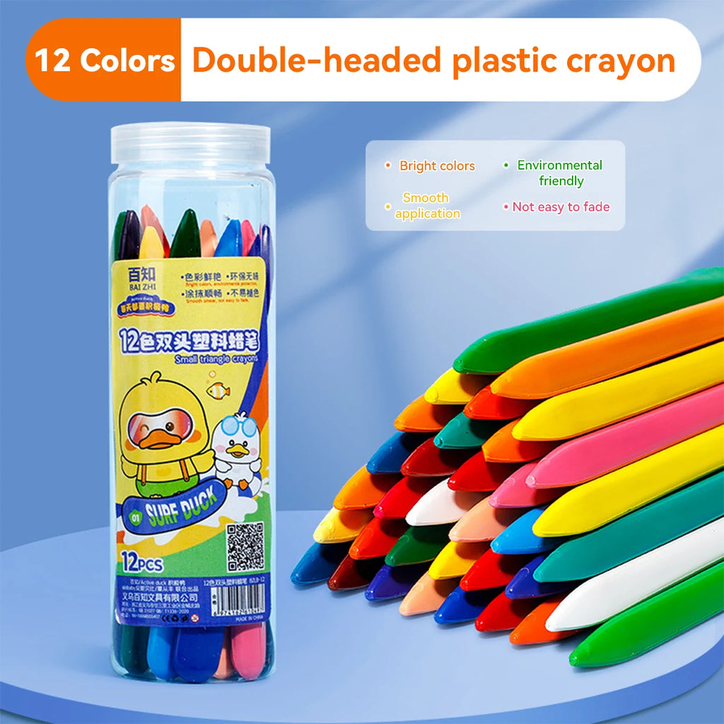 Prismatic Wands Double-Headed Crayon Set | 12, 24 & 36 Color Options