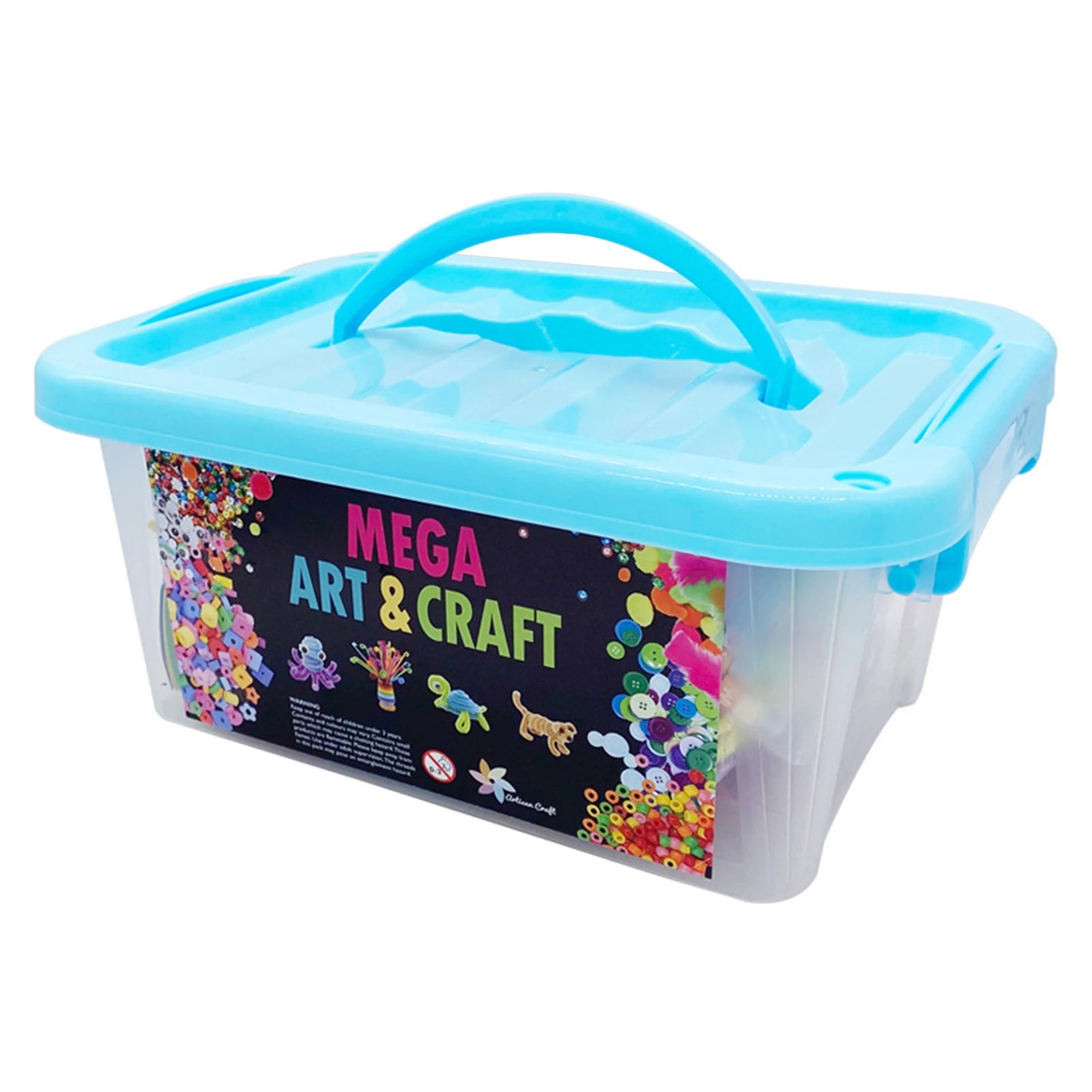2000+ Piece DIY Arts & Crafts Supplies Kit | Ultimate Craft Bundle