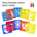 Painting Templates Set – 10 or 20 Piece Stencil Kit for Art