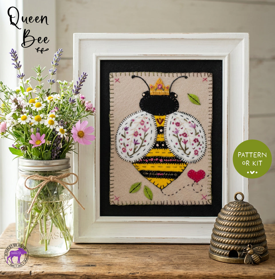 QUEEN BEE - Pattern or Kit