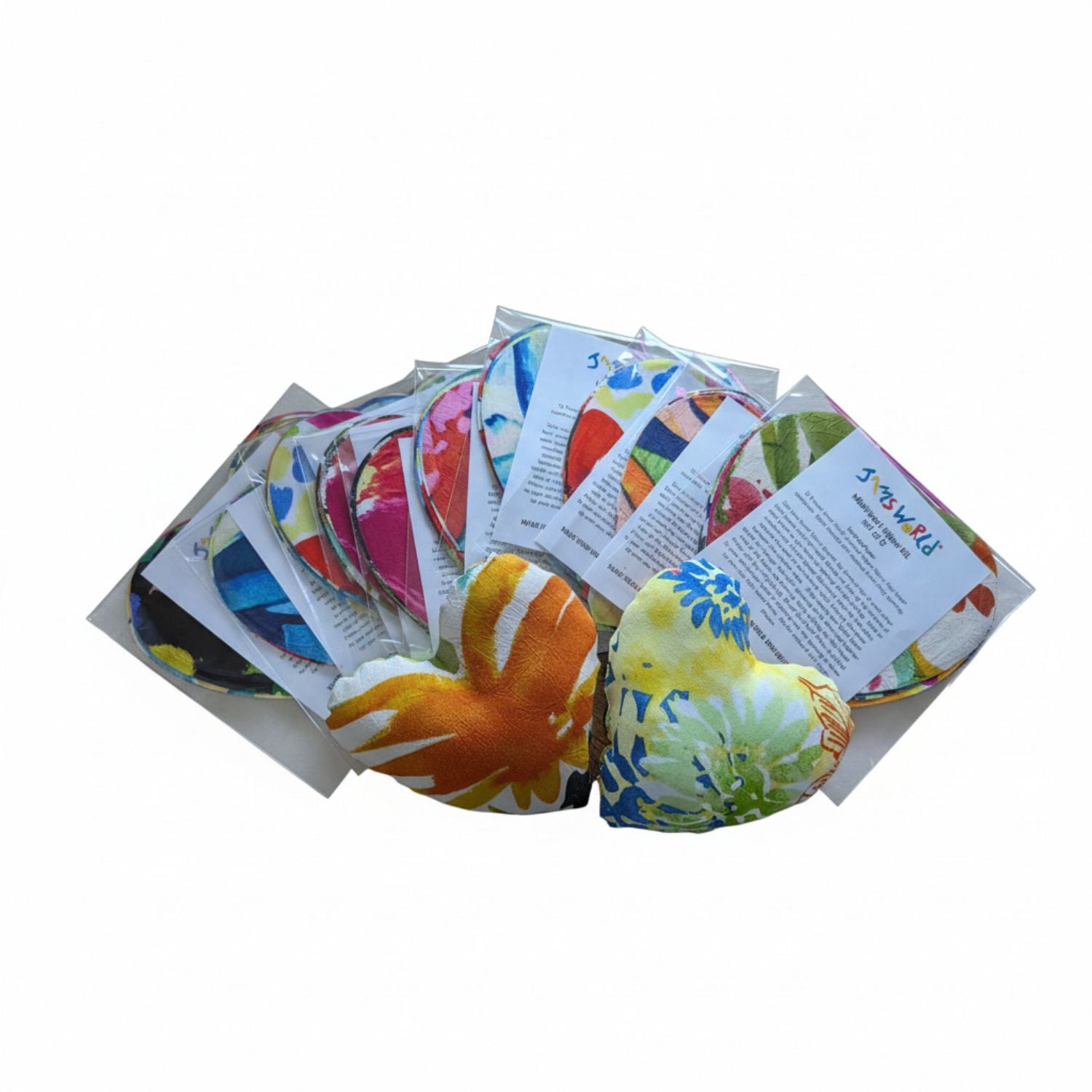 Mini Heart Pillow Kit Set of 6 - ASST - Imagination station