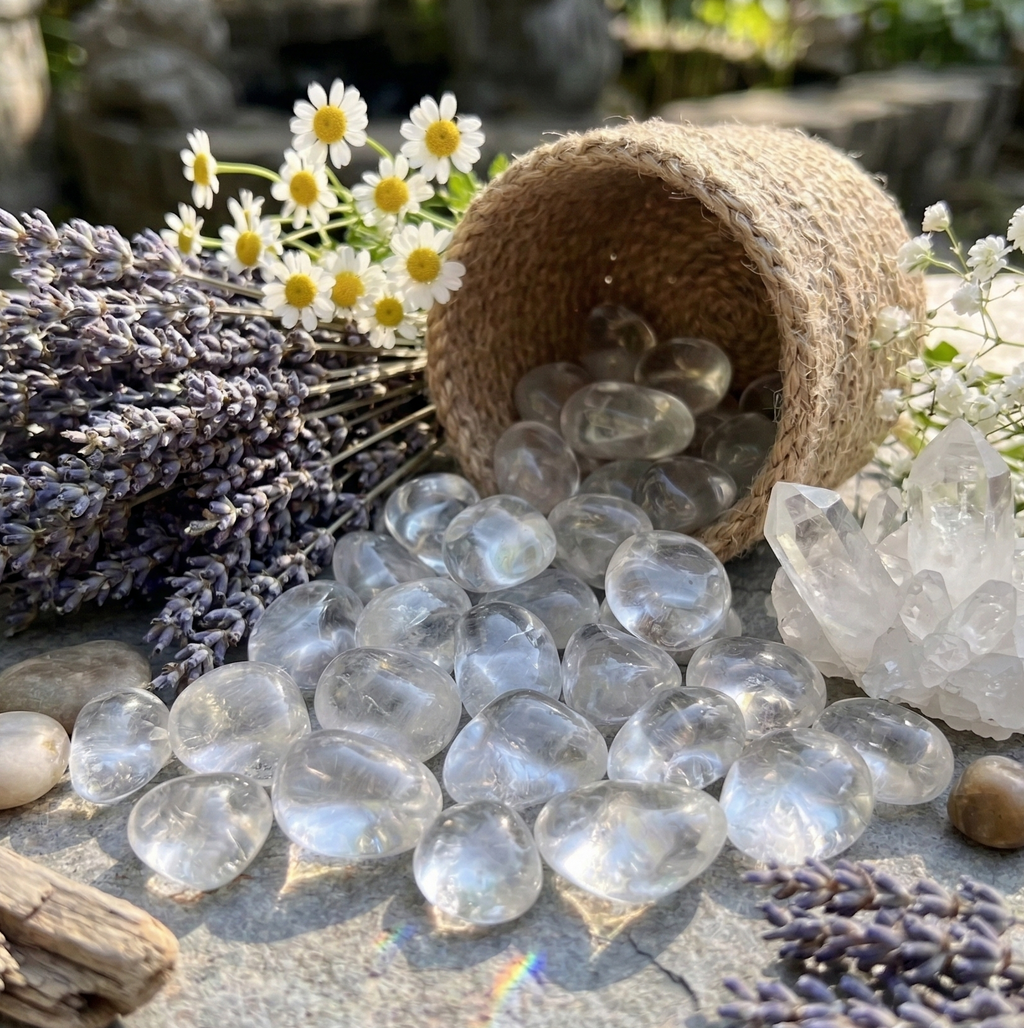 Clear Quartz Tumbled Crystals Wholesale | Imagination Station