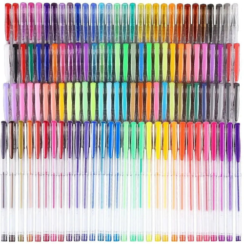 100 Colors Glitter Gel Pens - Imagination station