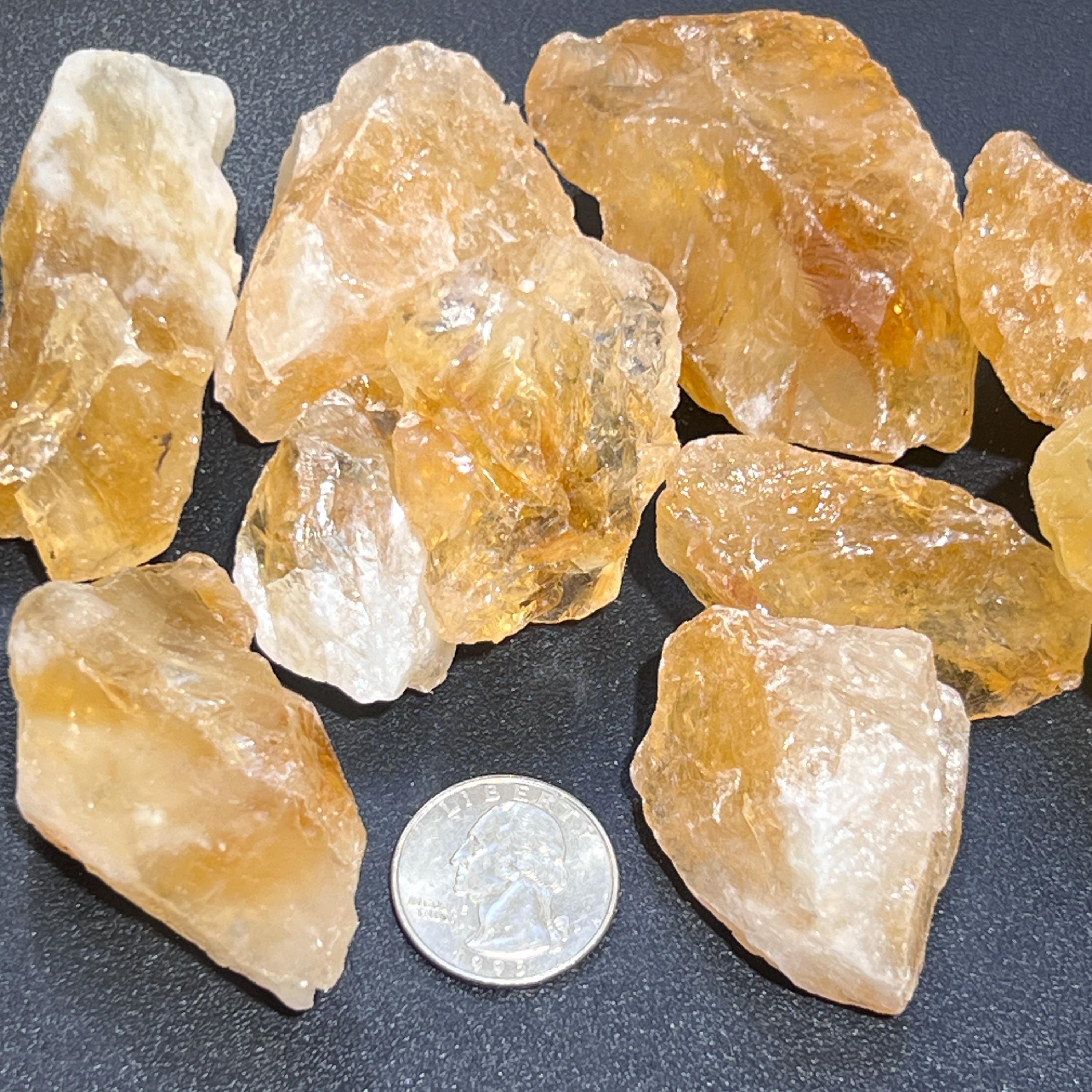 Large Citrine Raw Crystals Imagination Station