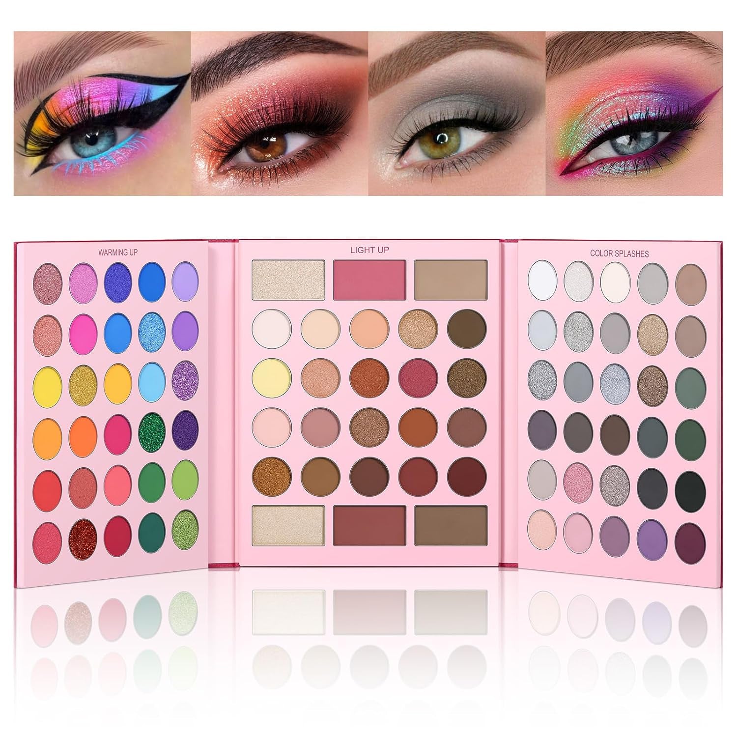 86-Color Eyeshadow Palette & Brush Set | Imagination Station