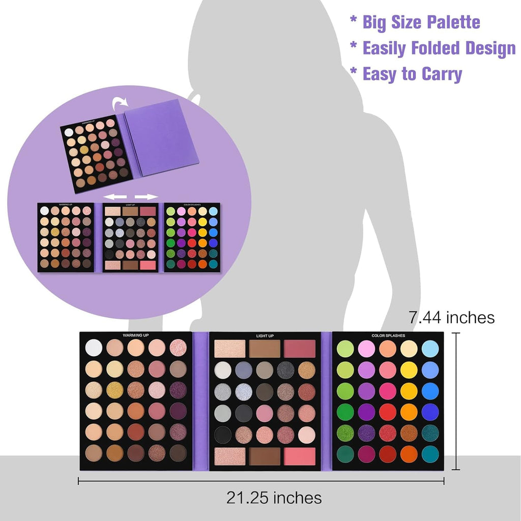 86-Color Eyeshadow Palette & Brush Set | Imagination Station