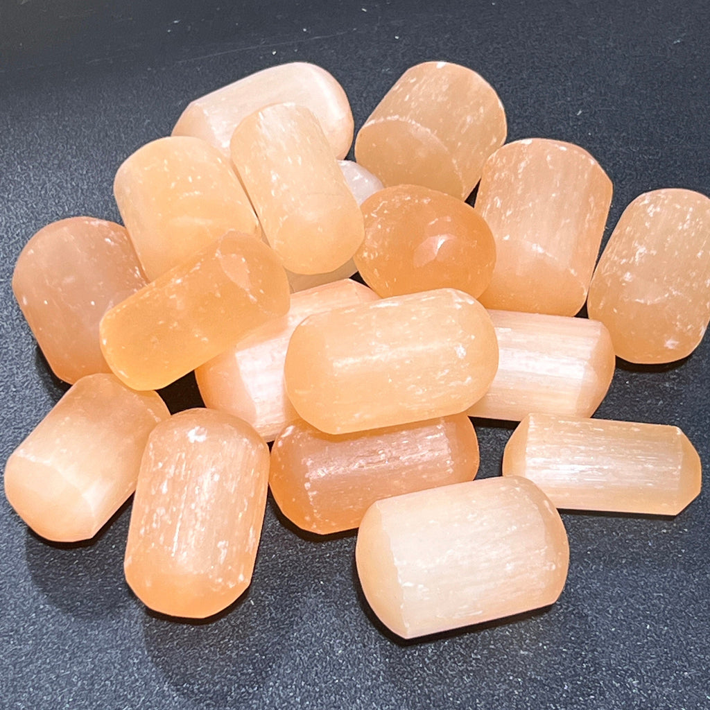 Orange Red Selenite Crystal Stones Wholesale | Imagination Station