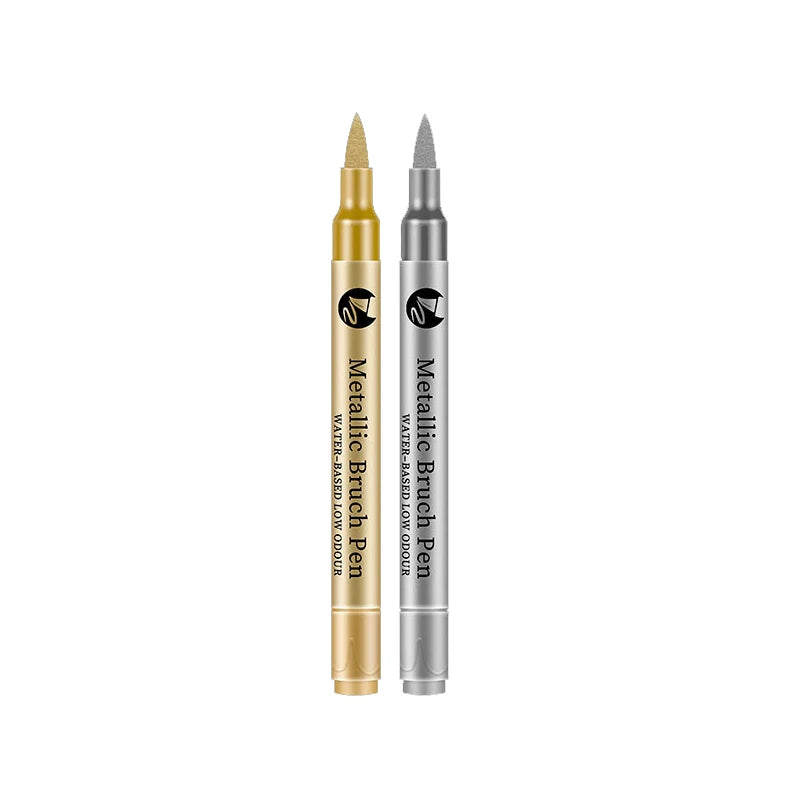 Gold & Silver Paint Marker Pens – 2 to 12 Pack