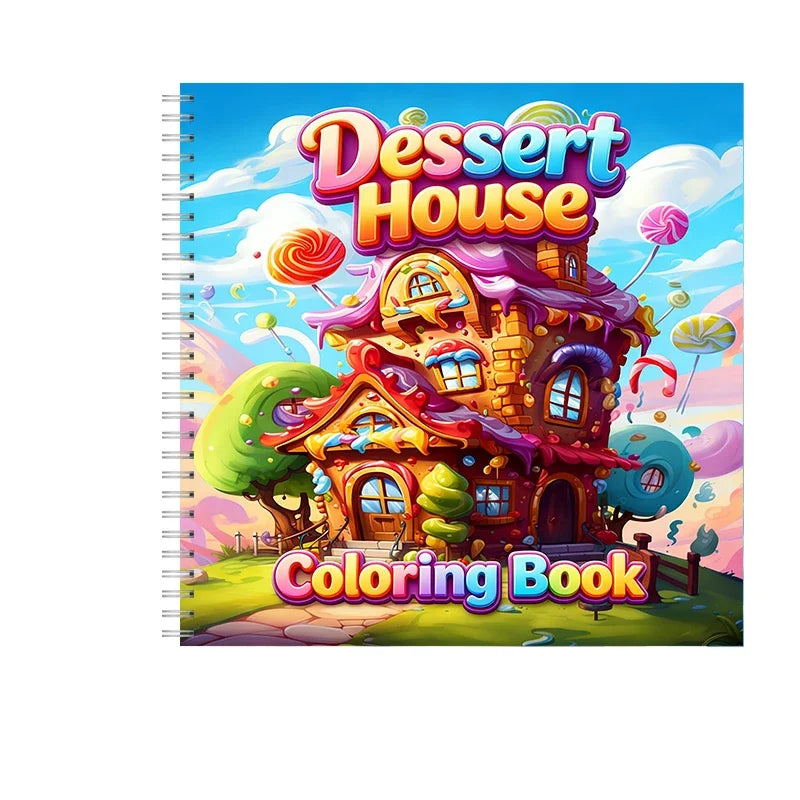Tea in the Gardens Adult Coloring Book | 16 Style Options | Relaxing Art