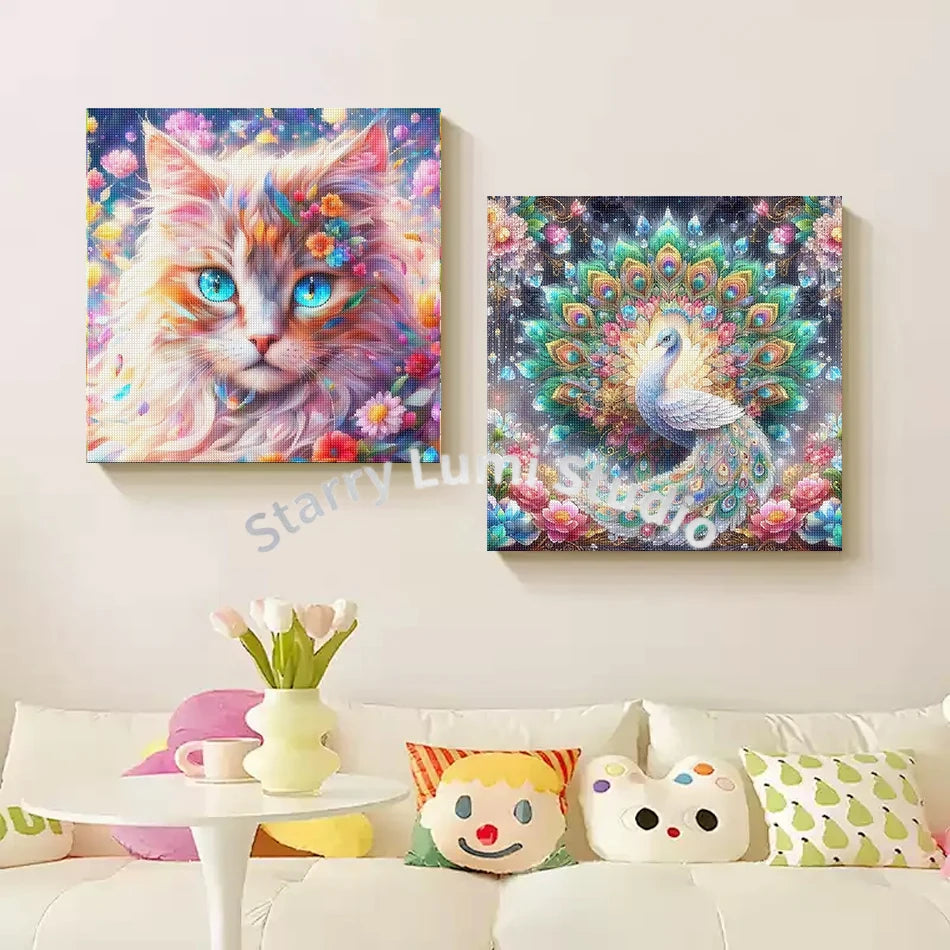 Diamond Painting Animals Kit – DIY Gem Art for Kids & Adults