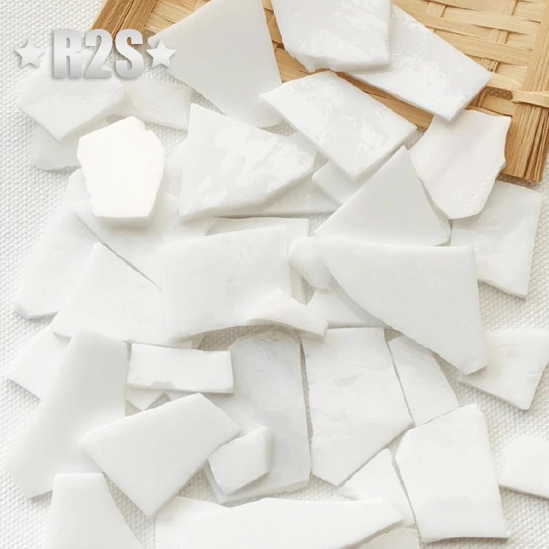 Stained Glass Mosaic Tile Set | 20 Color Options | Art Supplies