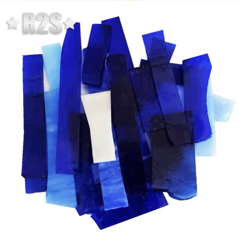 Stained Glass Mosaic Tile Set | 20 Color Options | Art Supplies