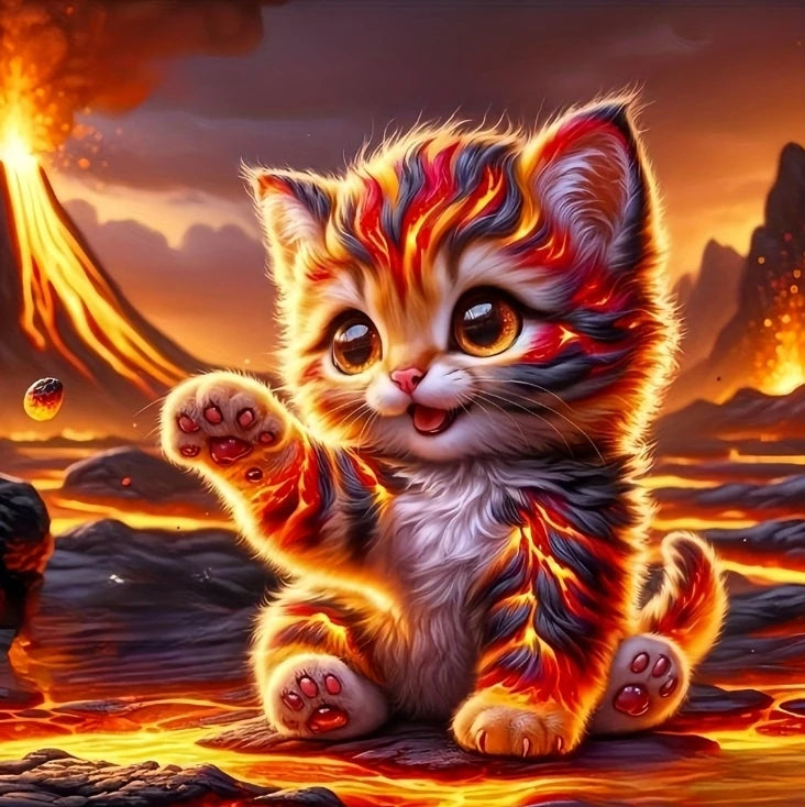 Diamond Painting Animals Kit – DIY Gem Art for Kids & Adults