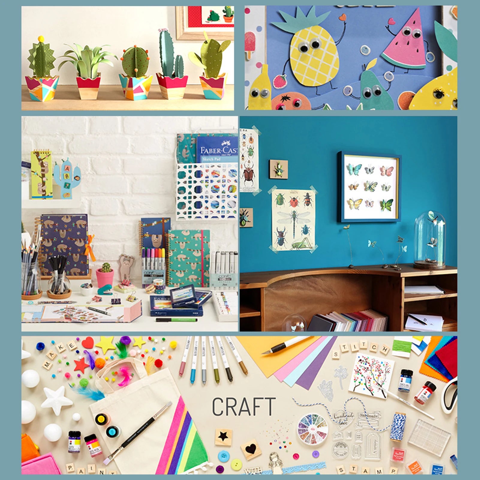 2000+ Piece DIY Arts & Crafts Supplies Kit | Ultimate Craft Bundle