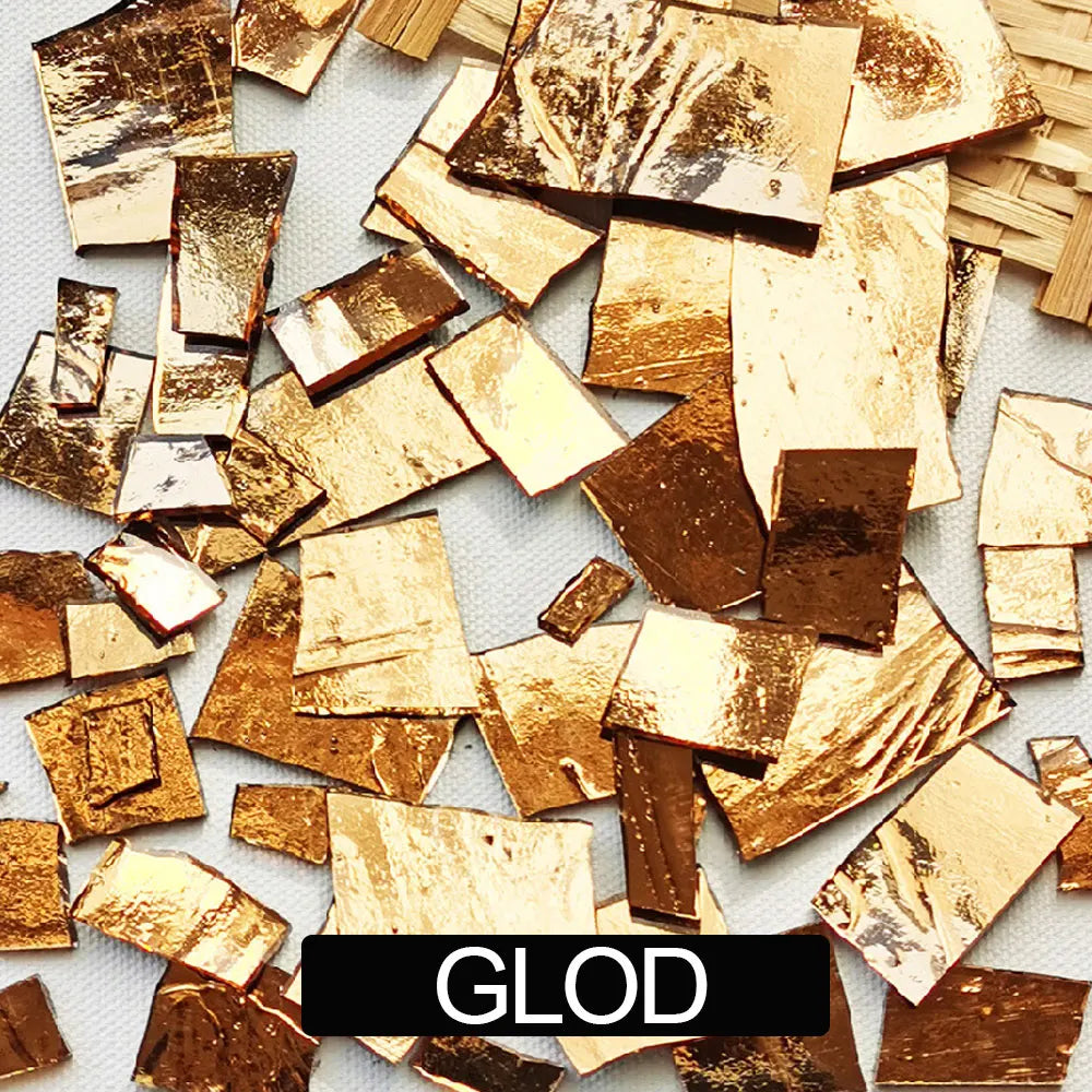 Stained Glass Mosaic Tile Set | 20 Color Options | Art Supplies