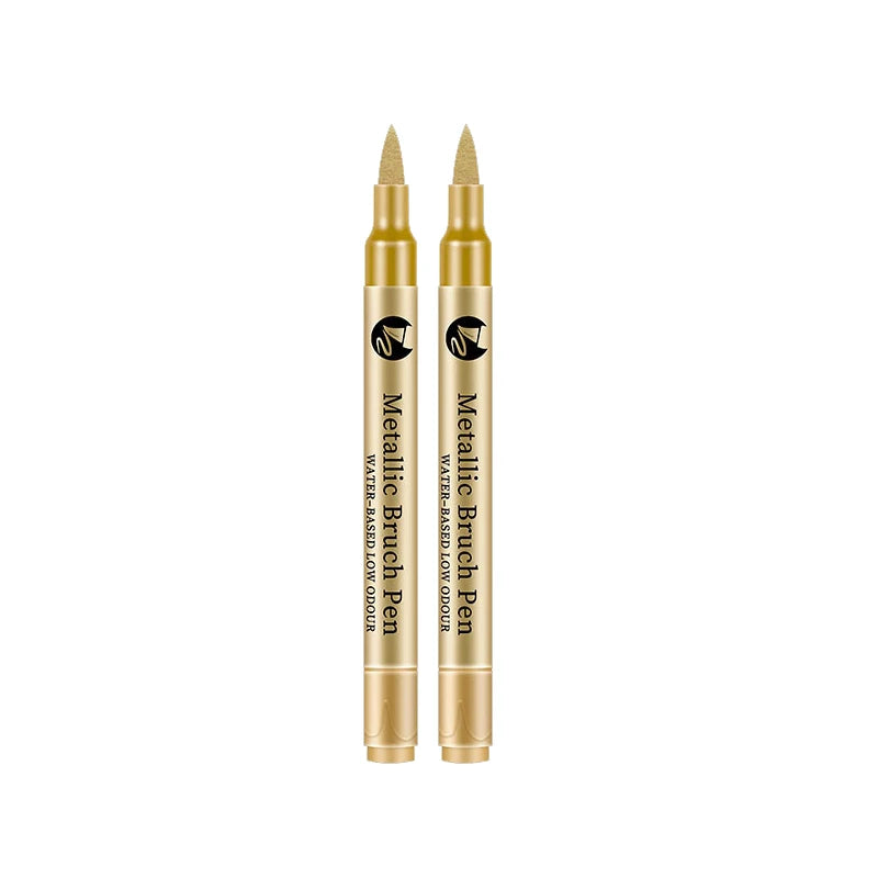 Gold & Silver Paint Marker Pens – 2 to 12 Pack