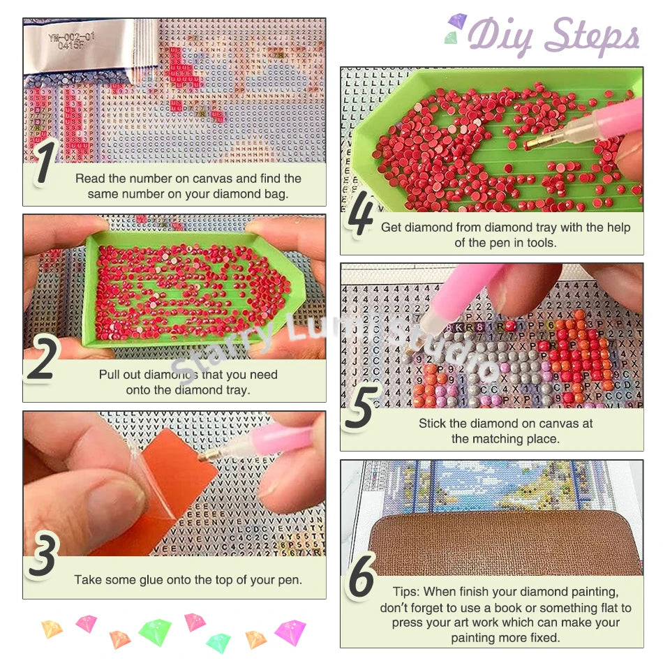 Diamond Painting Animals Kit – DIY Gem Art for Kids & Adults
