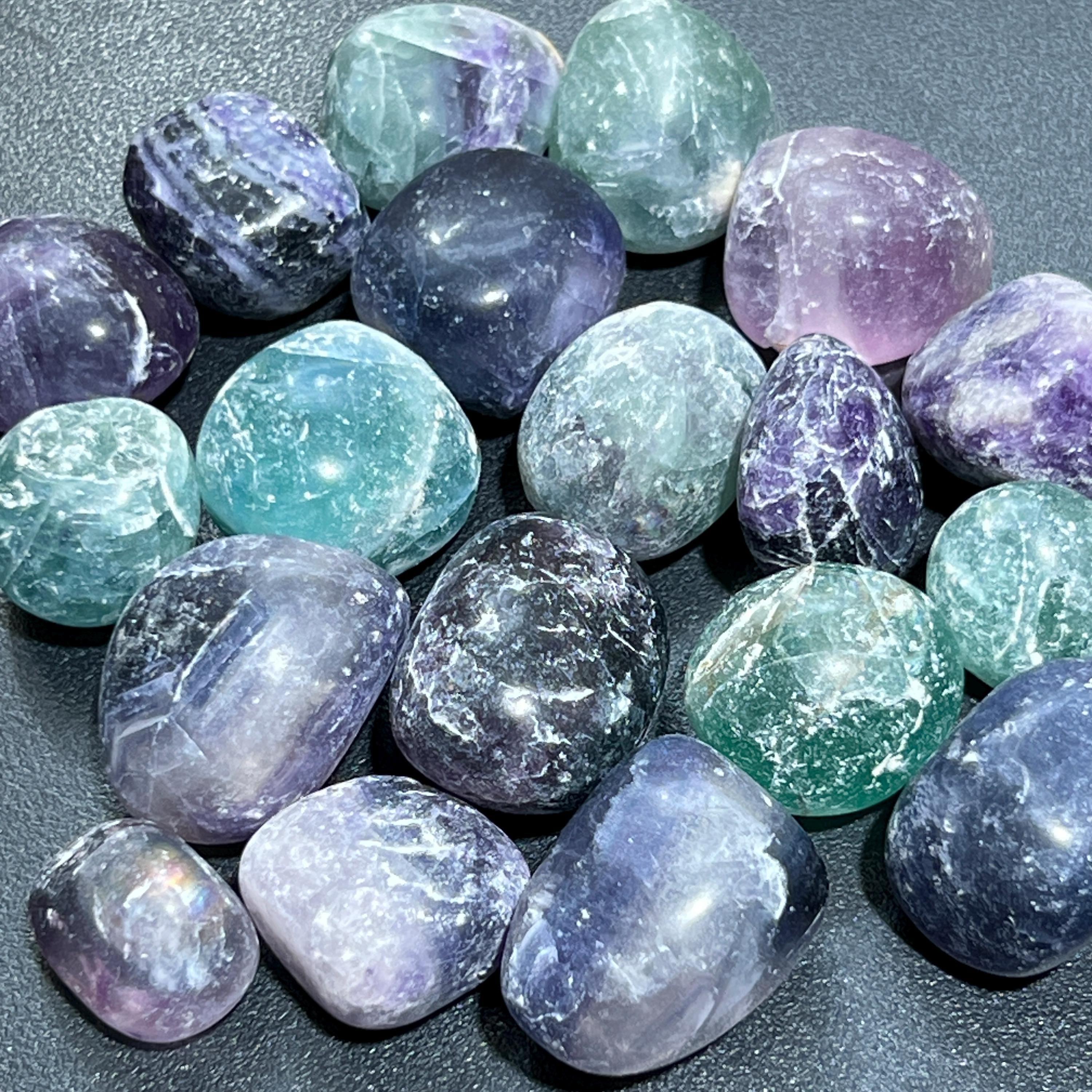 Rainbow Fluorite Tumbled Crystals Wholesale | Imagination Station