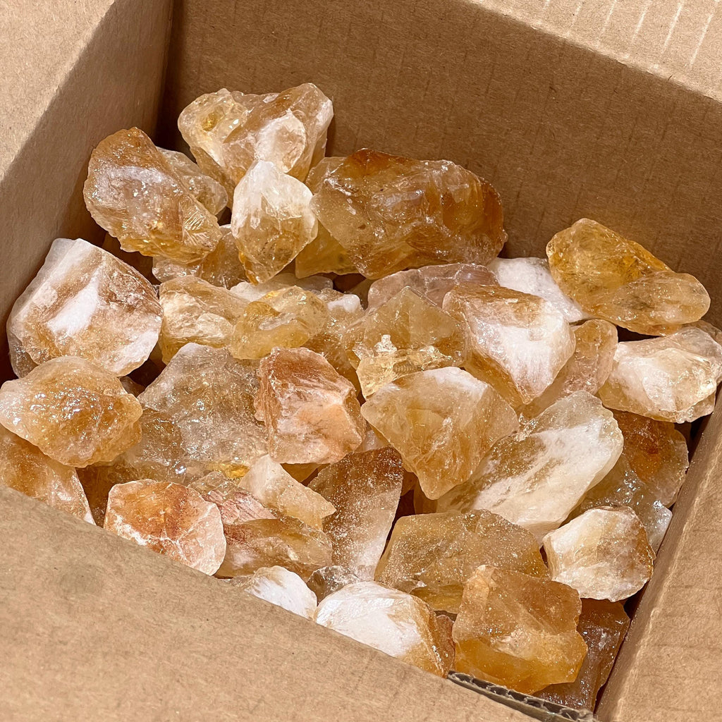 Large Citrine Raw Crystals Imagination Station