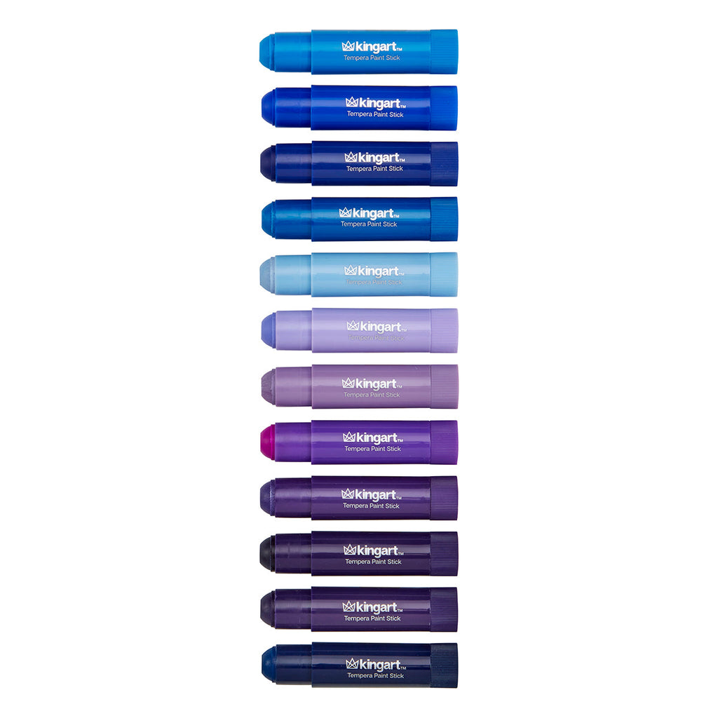 Tempera Paint Sticks – 60 Colors for Kids & Classroom Art