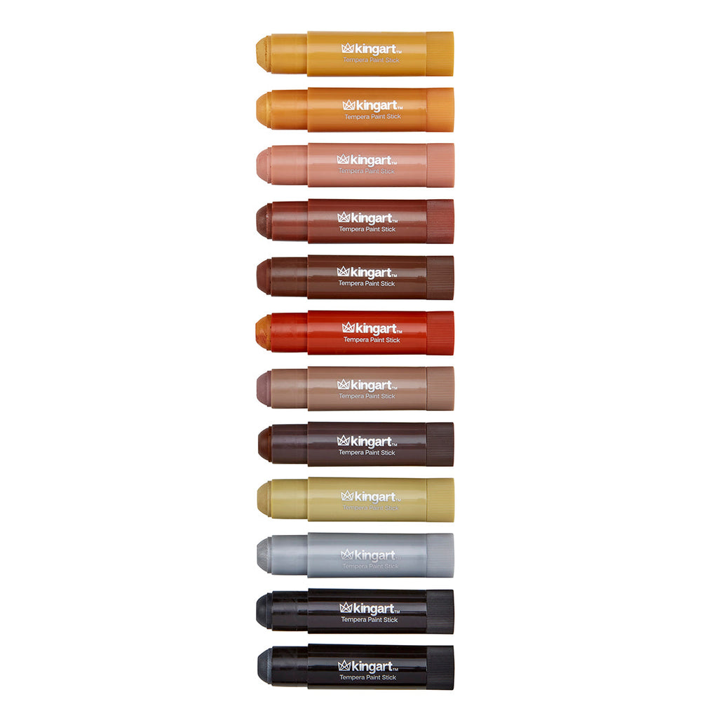 Tempera Paint Sticks – 60 Colors for Kids & Classroom Art
