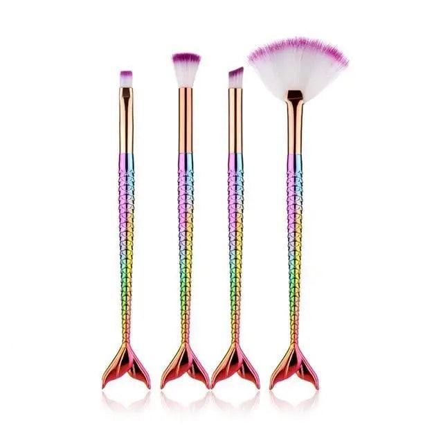 Mermaid Glow Makeup Brush Set | Imagination Station