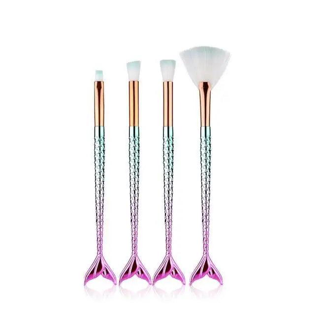 Mermaid Glow Makeup Brush Set | Imagination Station