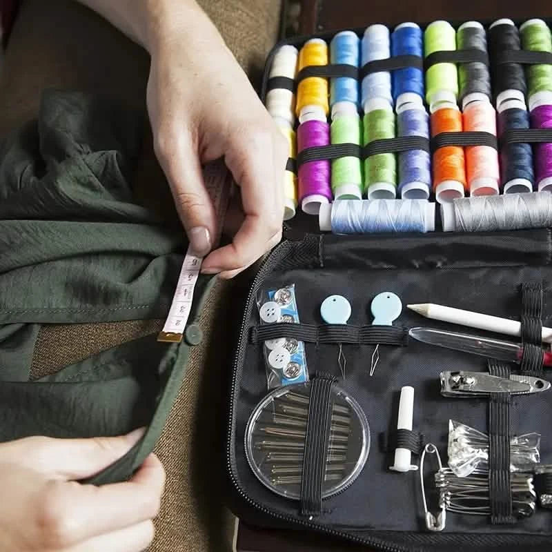 Sewing Kit With 100 Sewing Supplies And Accessories - 24-Color Threads - Imagination station