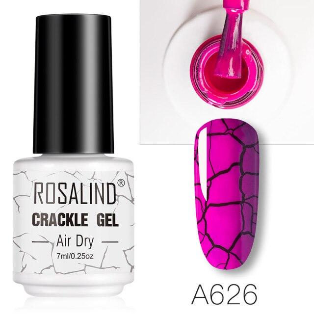 Stylish Women Gel Nail Polish  Crack Effect