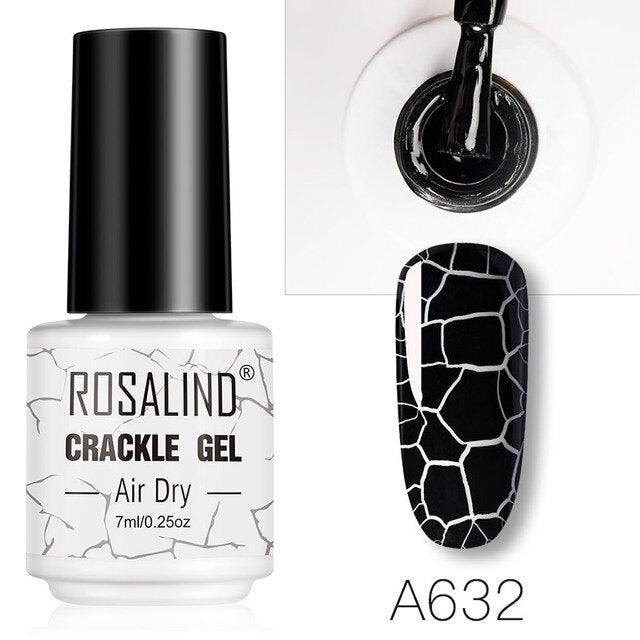 Stylish Women Gel Nail Polish  Crack Effect